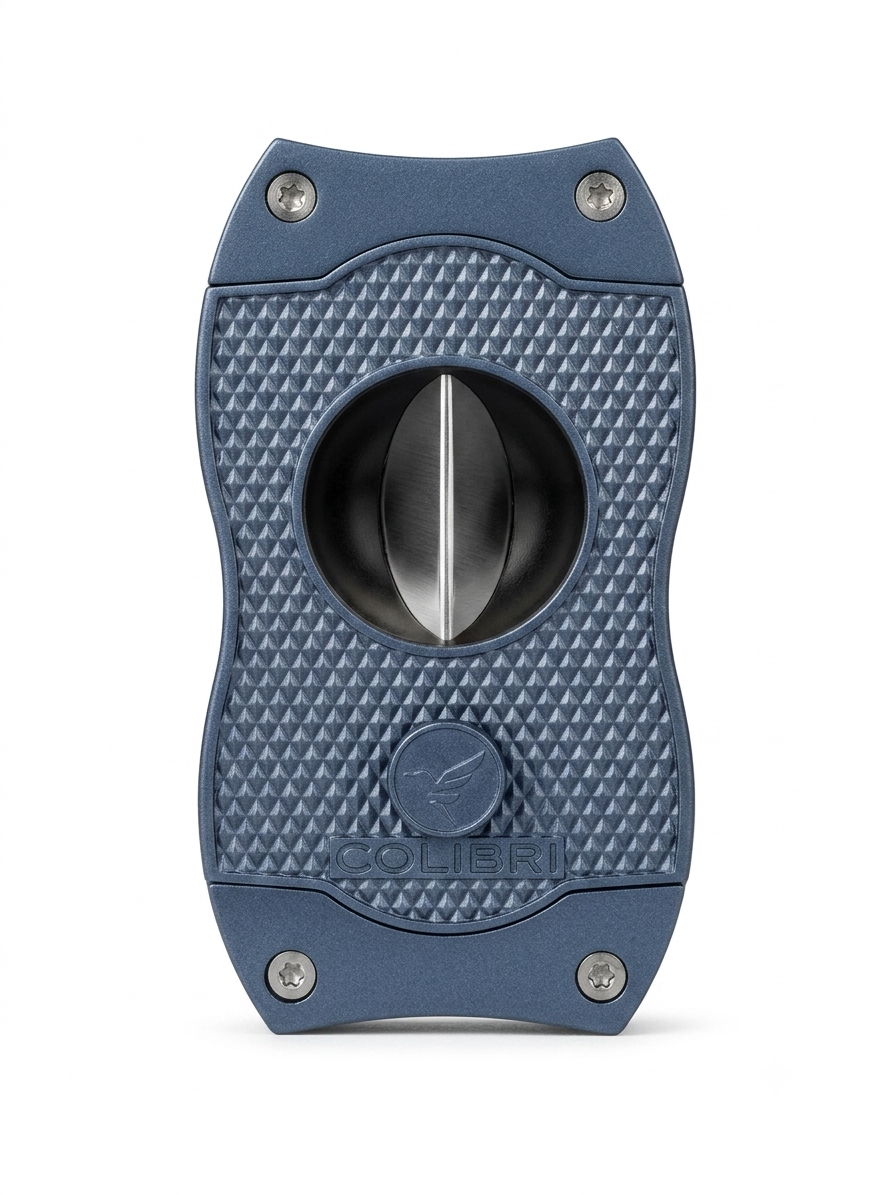 Colibri Diamond V-Cut Cigar Cutter Navy