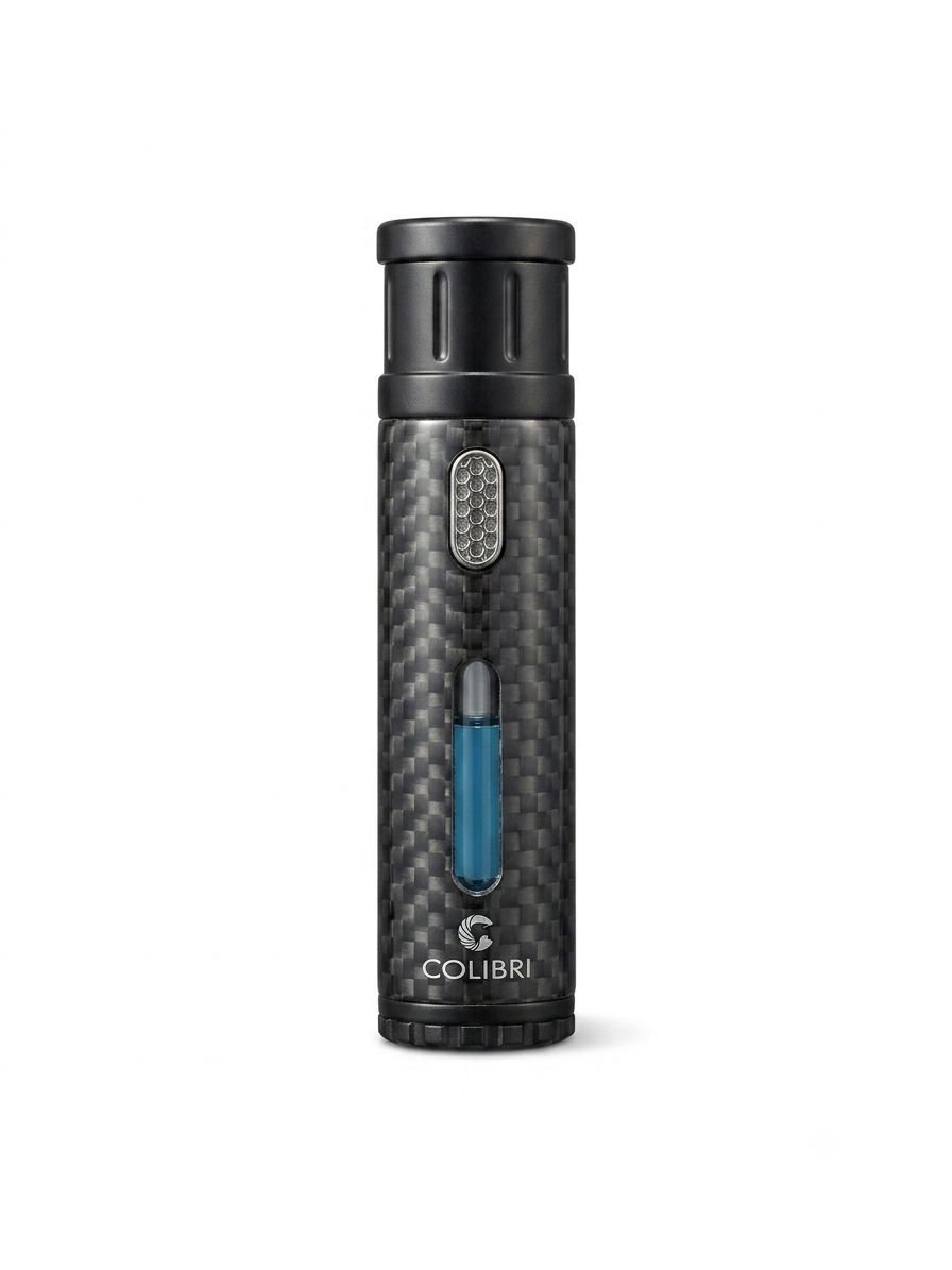 Colibri Evo Single jet Lighter - Black Carbon Fiber