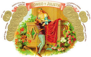 Romeo y Julieta 1875 Numero Dos en Tubo 52x6-1/8