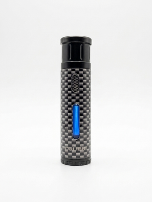 Colibri Evo Single Jet Lighter -  White Carbon Fiber