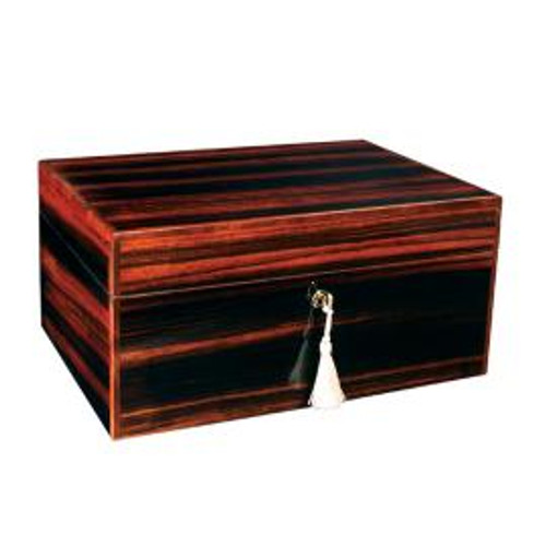 Savoy Executive Ebony Macassar Humidor (Large) Savoy Executive Ebony Macassar Humidor (Large)
