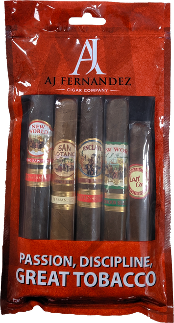 AJ Fernandez Sampler Bag: Passion, Discipline Great Tobacco  AJ Fernandez Sampler Bag: Passion, Discipline Great Tobacco