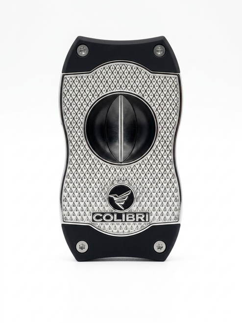 Colibri Diamond V-Cut Cigar Cutter Chrome/Black