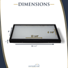 6 Pack of 8 x 14 x 1 Riker Display Cases