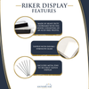 6 Pack of 3 x 4 x 3/4 Riker Display Cases