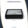 6 x 8 x 2 Riker Display Case