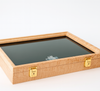 18 x 12 x 3 Curly Maple Display Case  18 x 12 x 3 Curly Maple Display Case