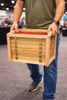 Wood Display  Carrying Crate – Holds 6 (12x18x2) Display Cases – Trade Show & Collector Storage
