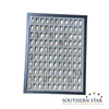 110 Compartment Velvet Flocked Tray for 12 x 16 Riker Case for Civil War Bullets
