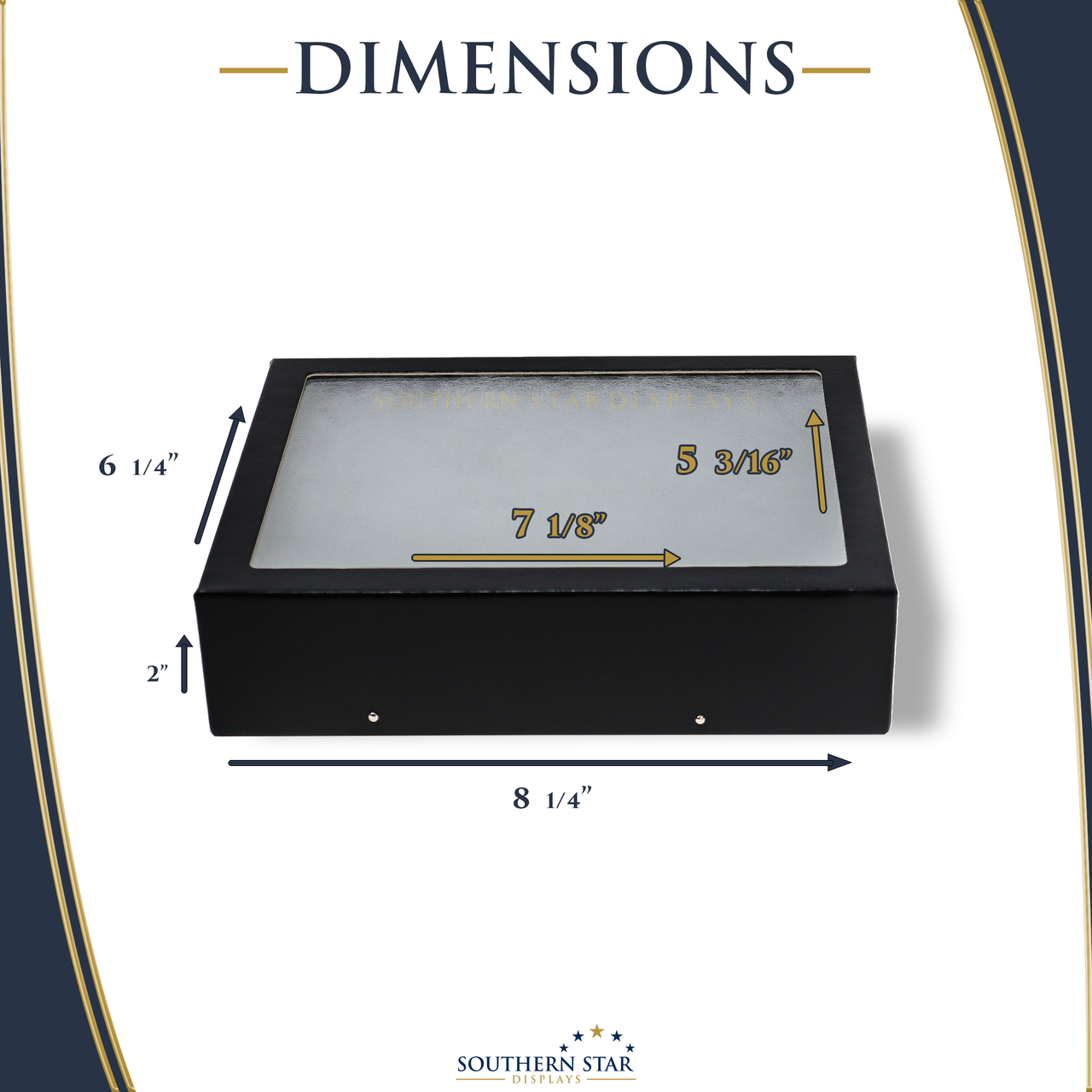 3 Pack of 6 x 8 x 2 Riker Display Cases - Southern Star Display Cases
