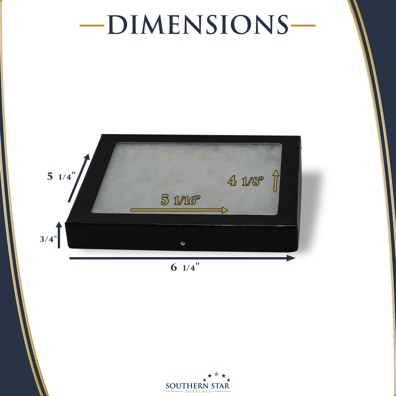 5 x 6 x 3/4 Riker Display Case - Southern Star Display Cases