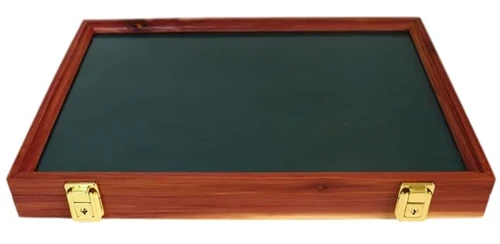 18 x 12 x 2 Cedar Display Case 