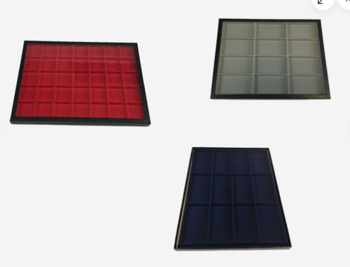 12” x 16” Flocked Collector Tray with Optional Riker Display Case