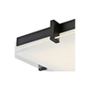 Matrix Large LED Flat Square Glass Low Profile Flushmount