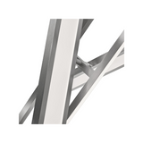 Helix Rectangular Pendant with Six Pivoting Light Guide Diffusers