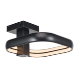 Rave Dual LED Off-Set Square Semi-Flushmount