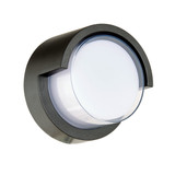 Geo 7" LED  Round Wall Sconce With Hood