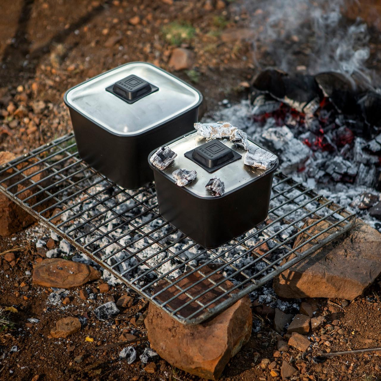 The Square Potset Stackable Camp Cookware