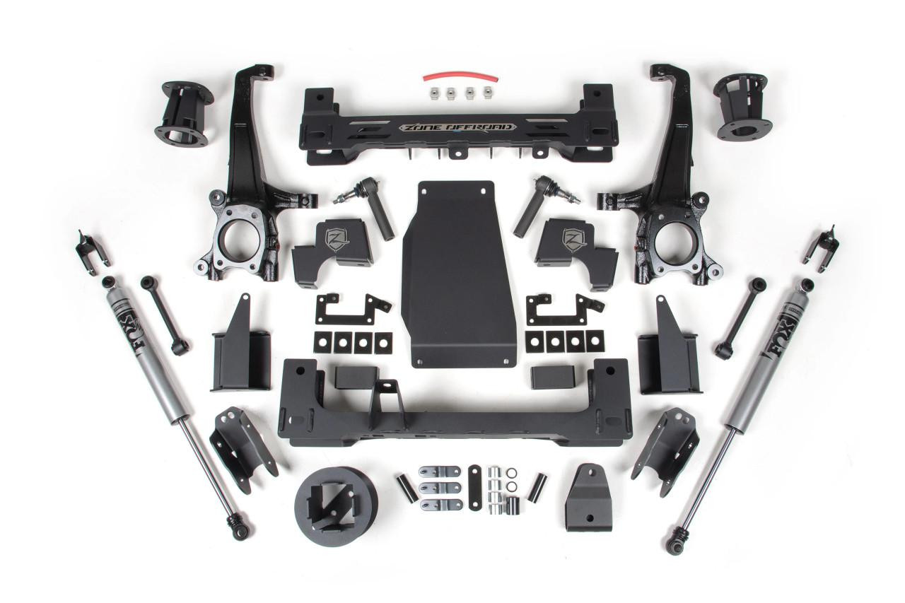 ZONE 6 Inch Suspension Lift Kit - FOX Adventure Shocks - OK4WD