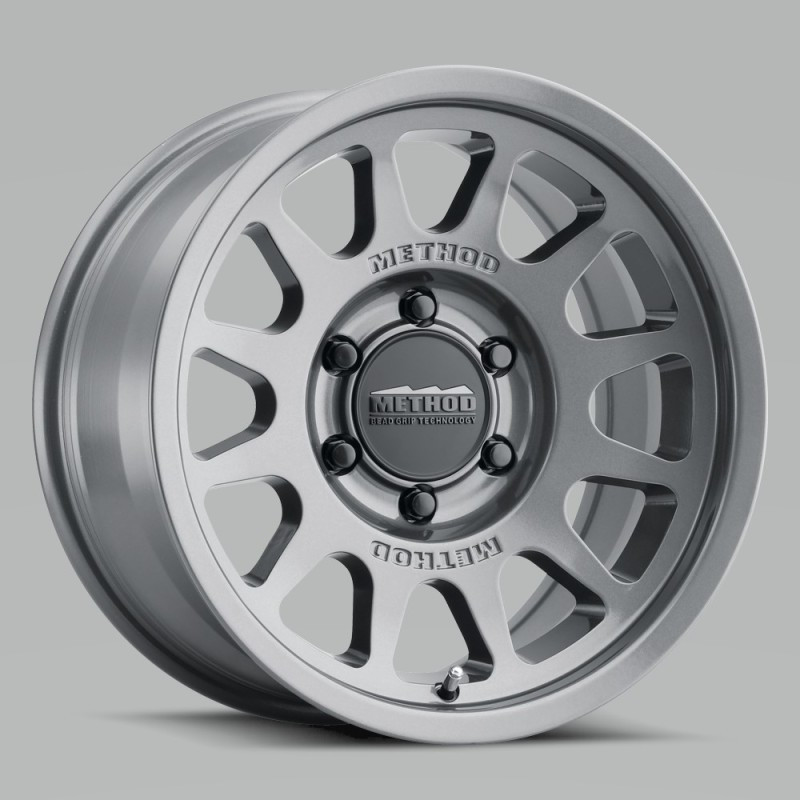 Method MR703 17x7.5 +50mm Offset 6x130 84.1mm CB Gloss Titanium