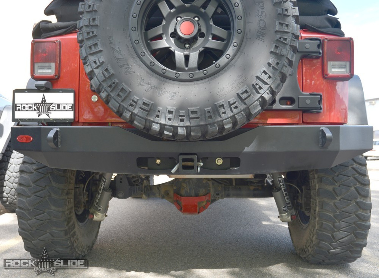 Jeep JK Full Rear Bumper For 07-18 Wrangler JK No Tire Carrier Rigid Series  - OK4WD