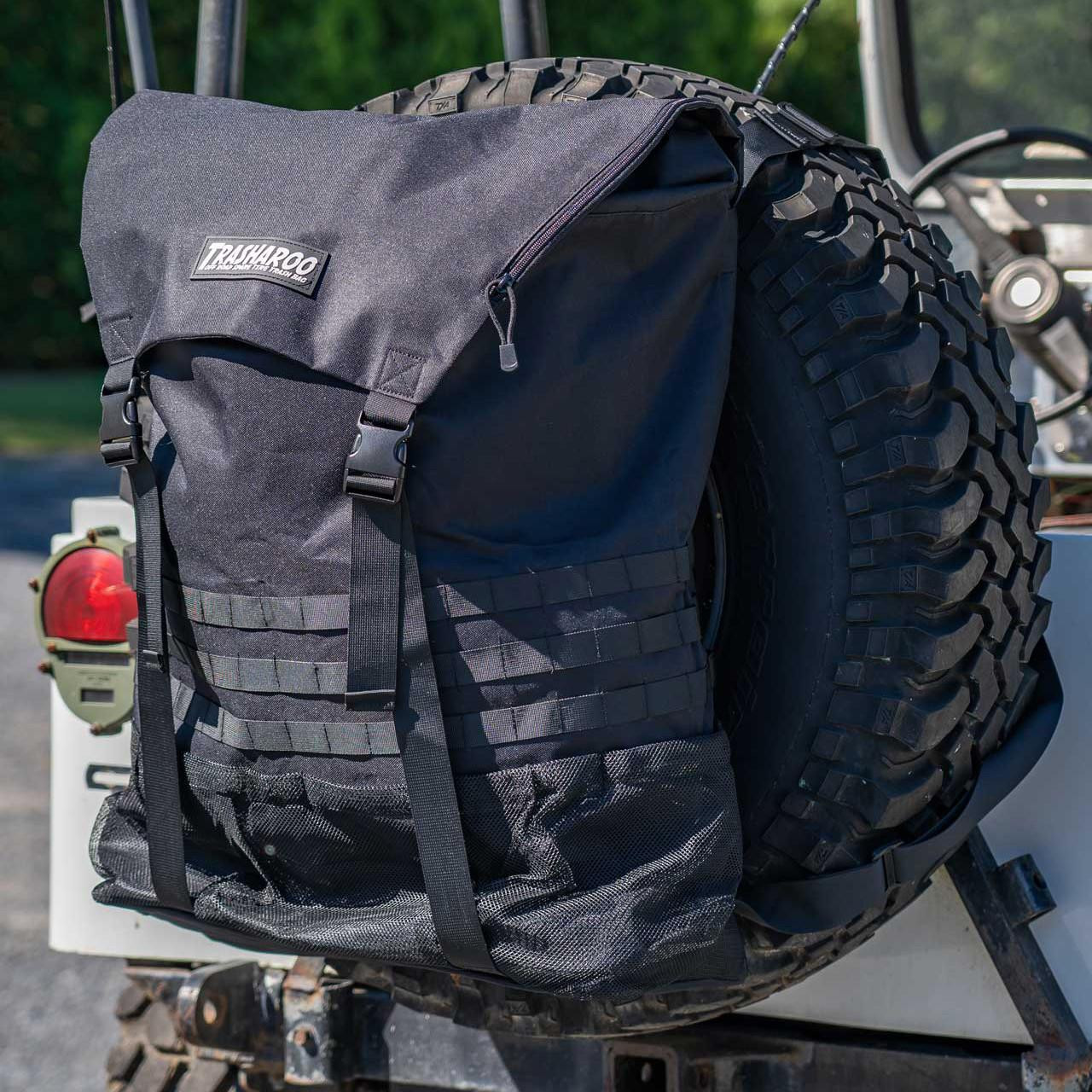 Trasharoo Off-Road Spare Tire Trash Bag - Black | OK4WD