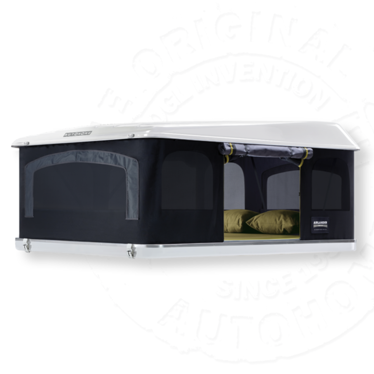 MAGGIOLINA AIRLANDER ルーフテント 黒 Rooftop Tent | Airlander Plus Low Profile | Medium Extra