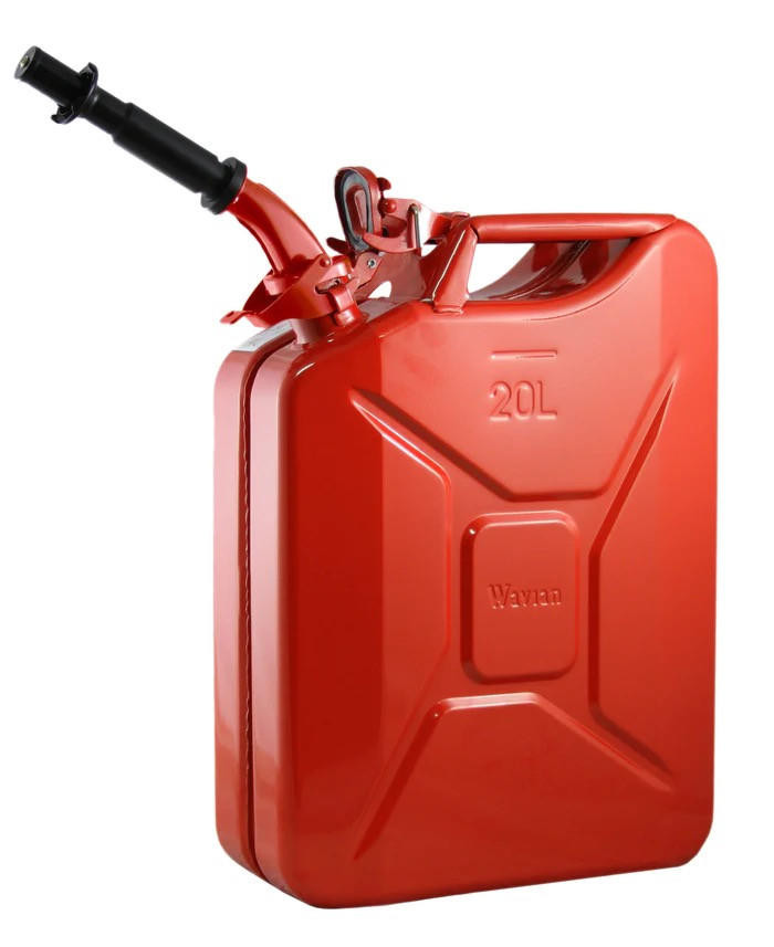 Wavian 20L Jerry Can for Sale - Red | Steel Gas Can | OK4WD