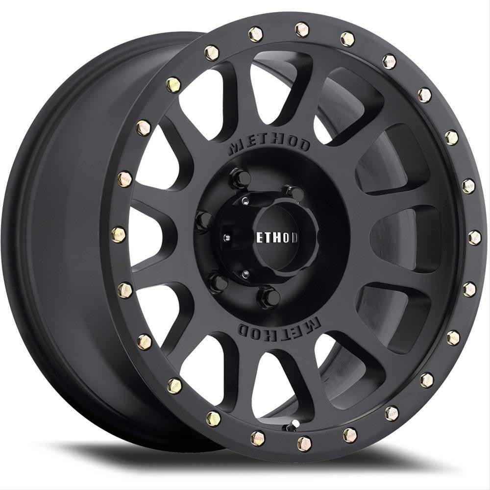 Method MR305 NV 16x8 0mm Offset 6x5.5 108mm CB Matte Black Wheel