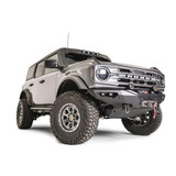 Fab Fours Lifestyle Winch Front Bumper 2 Stage Black Powder Coated w/No Guard FB21-F5251-1 
