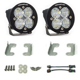 Baja Designs Jeep JK Squadron-R Pro Fog Pocket Light Kit OE Bumper (Clear)-Jeep 2007-09 Wrangler JK Baja Designs 
