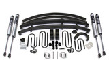 BDS Suspension 4 Inch Lift Kit | Chevy/GMC 3/4 Ton Truck/Suburban (88-91) 4WD | 4 Inch Block Kit w/ Add-A-Leaf / FOX 2.0 Performance Series 