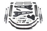 BDS Suspension 4 Inch Lift Kit w/ Radius Arm | Ford F250/F350 Super Duty (17-19) 4WD | Diesel | Leaf Springs / NX2 Nitro Series 