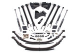BDS Suspension 4 Inch Lift Kit | 4-Link Conversion | Ford F250 / F350 Super Duty (17-19) 4WD | Gas | Leaf Springs / NX2 Nitro Series 