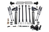 5 Inch Lift Kit w/ 4-Link | Ford F250/F350 Super Duty (20-22) 4WD | Diesel | 4 Inch Block Kit / FOX 2.0 Performance Series