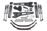 BDS Suspension 6 Inch Lift Kit w/ Radius Arm | Ford F250/F350 Super Duty (11-16) 4WD | Diesel | Factory 2 Inch Rear Blocks / FOX 2.0 Performance Series 
