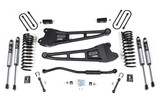 BDS Suspension 3 Inch Lift Kit w/ Radius Arm | Ram 3500 (19-24) 4WD | Diesel | w/ Factory Rear Overload Leaf / FOX 2.0 Performance Series 