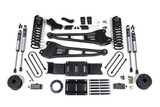 BDS Suspension 4 Inch Lift Kit w/ Radius Arm | Ram 3500 w/ Rear Air Ride (19-24) 4WD | Gas | FOX 2.0 Performance Series 