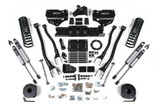 BDS Suspension 5.5 Inch Lift Kit w/ 4-Link | Ram 2500 w/ Rear Air Ride (19-24) 4WD | Gas | FOX 2.0 Performance Series 