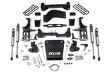 BDS Suspension 4.5 Inch Lift Kit | Chevy Silverado or GMC Sierra 2500HD/3500HD (11-19) | 3 Inch Block Kit w/o Overload / FOX 2.0 Performance Series 