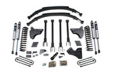 BDS Suspension 6 Inch Lift Kit w/ 4-Link | Ford F250/F350 Super Duty (05-07) 4WD | Diesel | Leaf Springs / FOX 2.0 Performance Series 