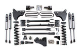 4 Inch Lift Kit w/ 4-Link | Ford F250/F350 Super Duty (11-16) 4WD | Gas | Block Kit / FOX 2.0 Performance Series