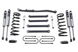 BDS Suspension 3 Inch Lift Kit | Dodge Ram 2500 (03-13) & 3500 (03-12) 4WD | Gas | 4 Inch Axle / FOX 2.0 Performance Series 