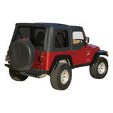 RT Offroad Black OEM Replacement Soft Top for 1997-06 TJ Wrangler w/ Soft Upper Doors 