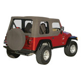 RT Offroad Khaki OEM Replacement Soft Top for 1997-06 TJ Wrangler w/ Soft Upper Doors 