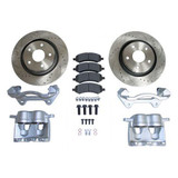 RT Offroad Front Big Brake Kit w/ 13" Drilled & Slotted Rotors for 07-18 Jeep JK Wranglers 