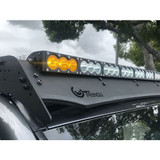 Cali Raised LED Dual Function Amber/White LED Light Bar Prinsu Mounting Bracket Kit CR2711