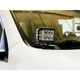 10-21 Lexus GX 460 Low Profile LED Ditch Light Brackets Kit (2) 3X2 18W Amber LED Pods Ditch Lights Switch Blue Backlight Small Cali Raised LED