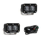 Baja Designs S2 SAE, Pair LED Spot, Clear Baja Designs 
