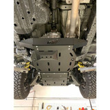 5th Gen Toyota 4Runner Rear Skid Plate Bare Metal Aluminum 10-22 Toyota 4Runner CBI Offroad